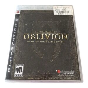 Oblivion The Elder Scrolls IV Game of the Year Edition (Sony PlayStation 3, PS3)